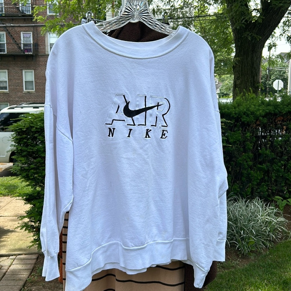 White Nike sweater